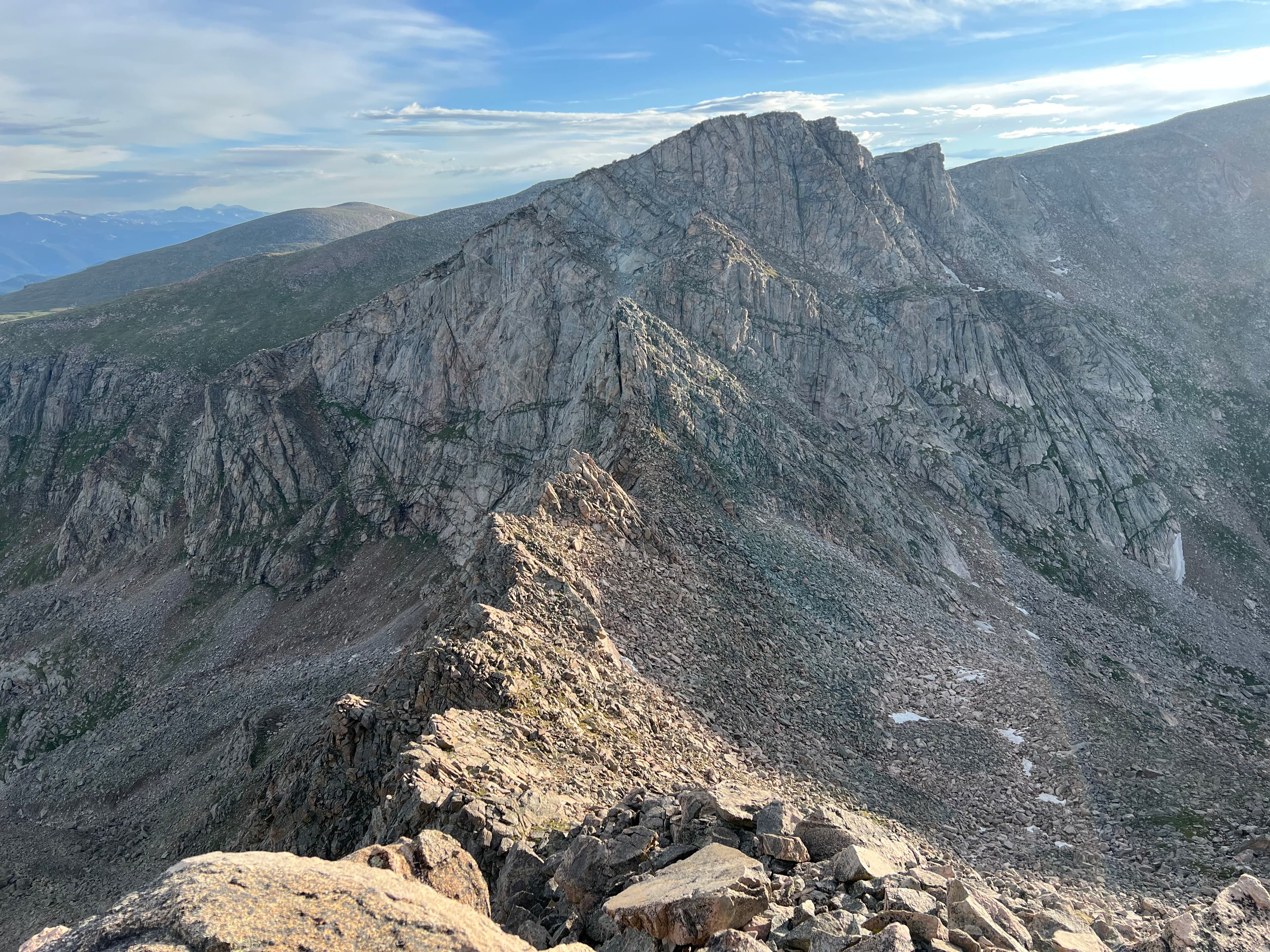 Mount Bierstadt and Blue Sky via the Sawtooth Traverse