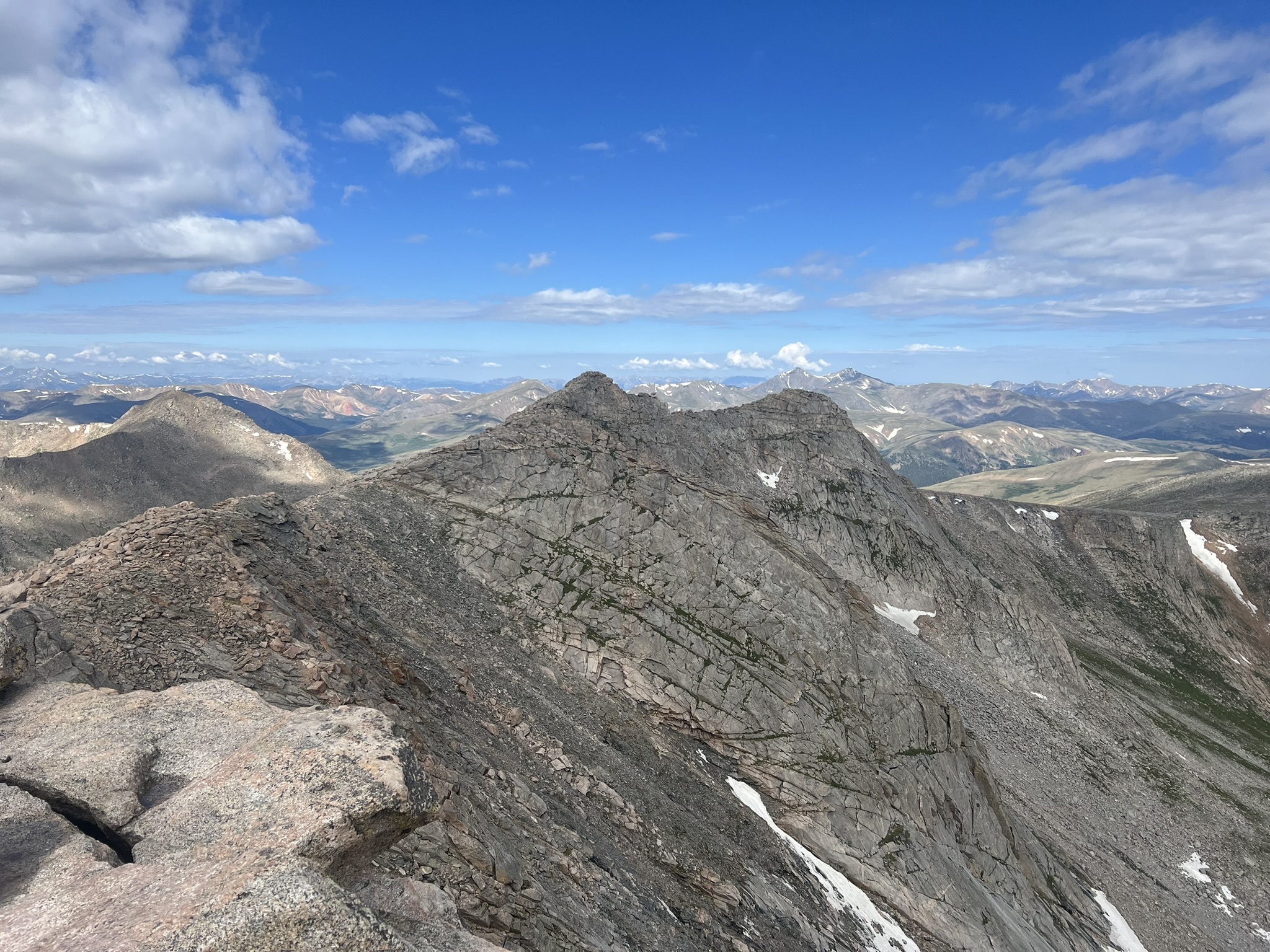 View of the west ridge from Blue Sky summit