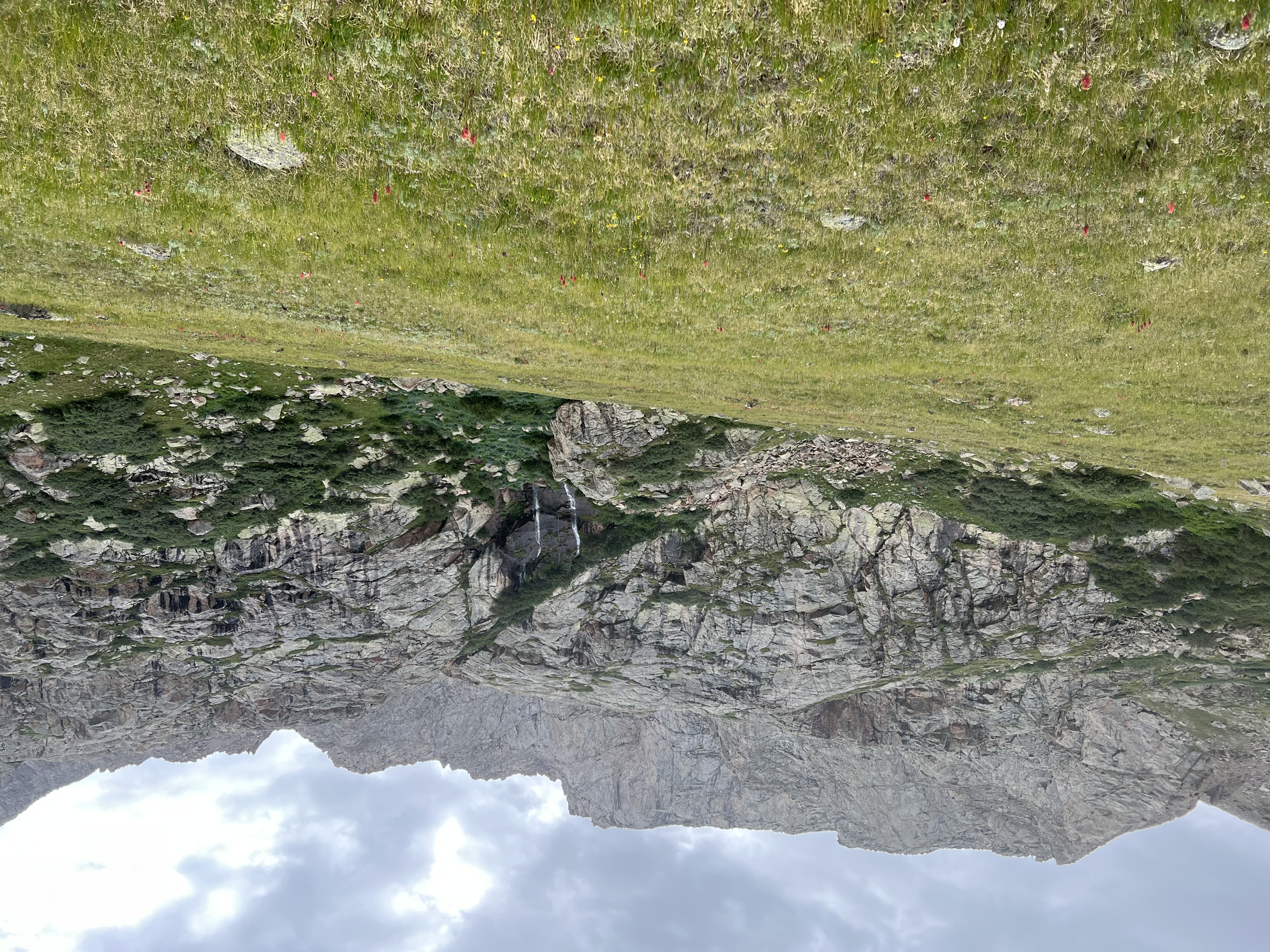 Waterfall below the Sawtooth traverse