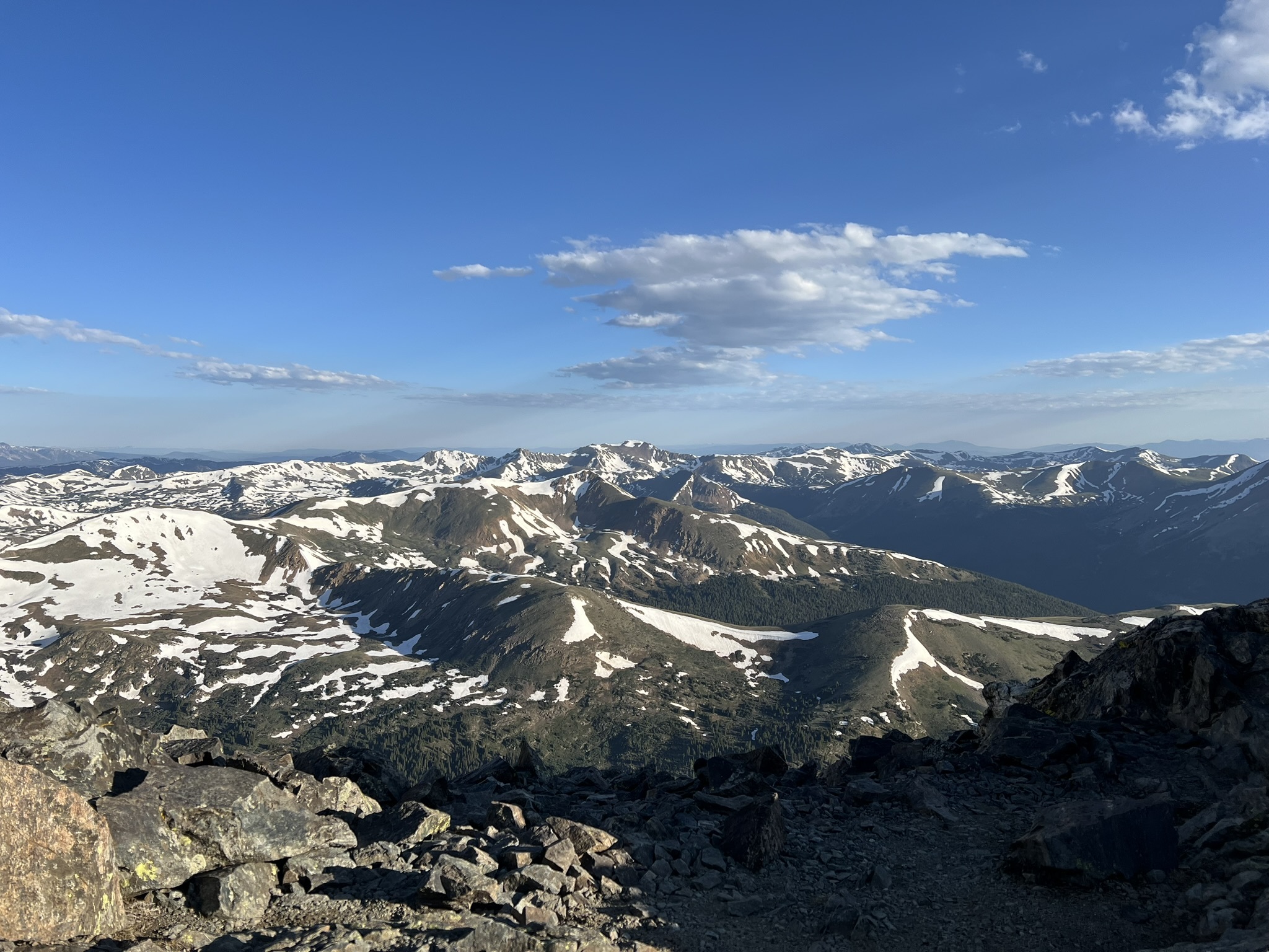 View of mountains in the distance